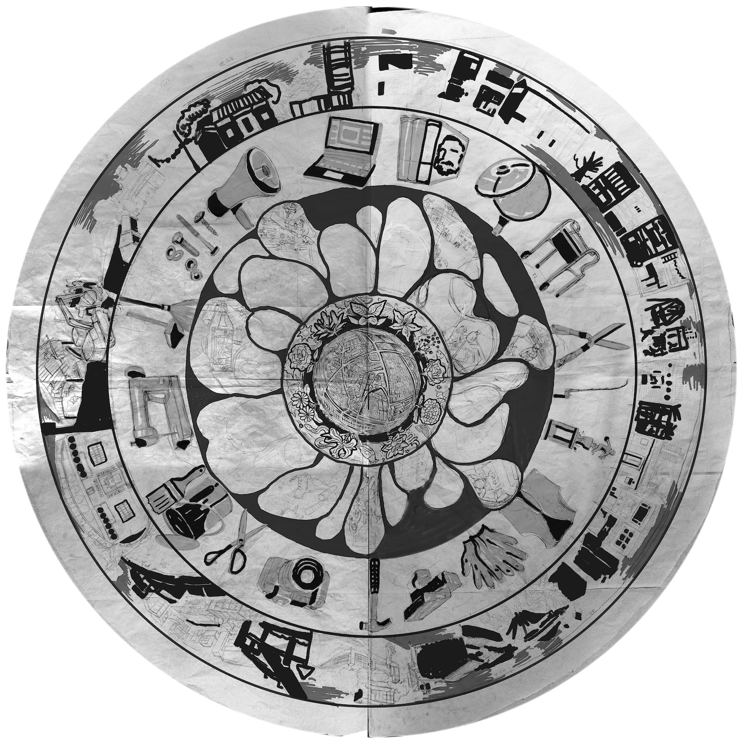 Making process of City Mandala